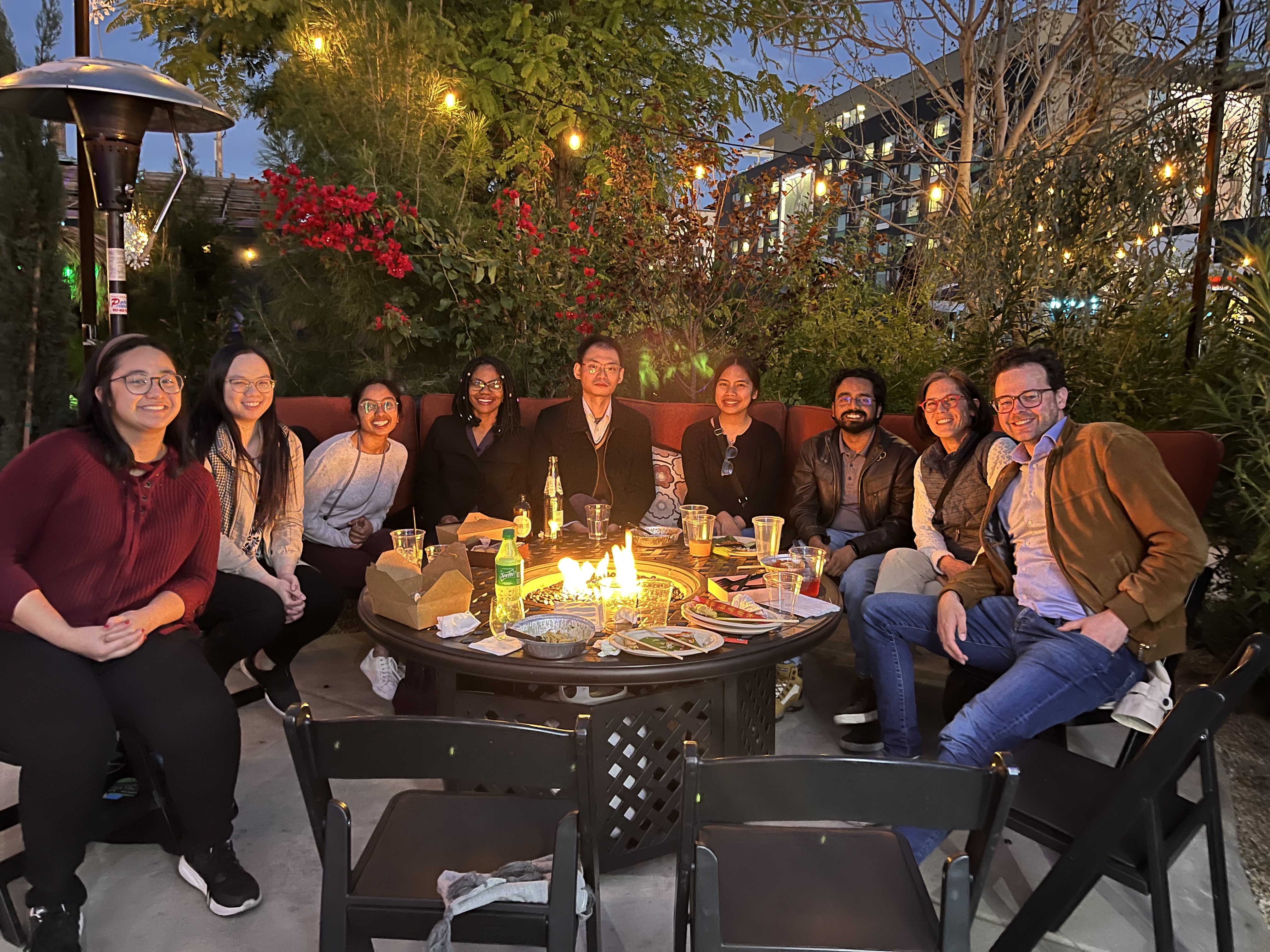 Lab Dinner at Pemberton